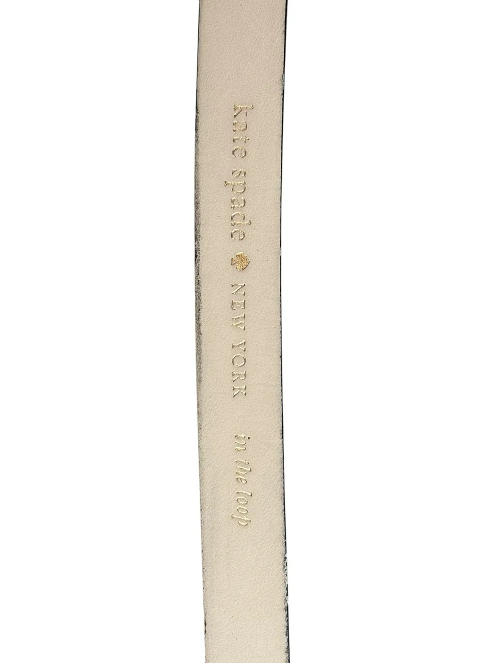 Kate Spade Leather five hole belt size medium